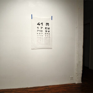 Hand Painted Eyesight Test Chart